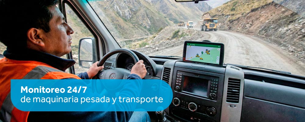 Huaraz GPS: Monitoreo 24/7 de maquinaria pesada y transporte